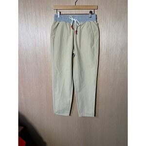 CALME‎ XS Johnny Was Slim Nylon Taper Pants Drawstring Waist Athleisure Trousers